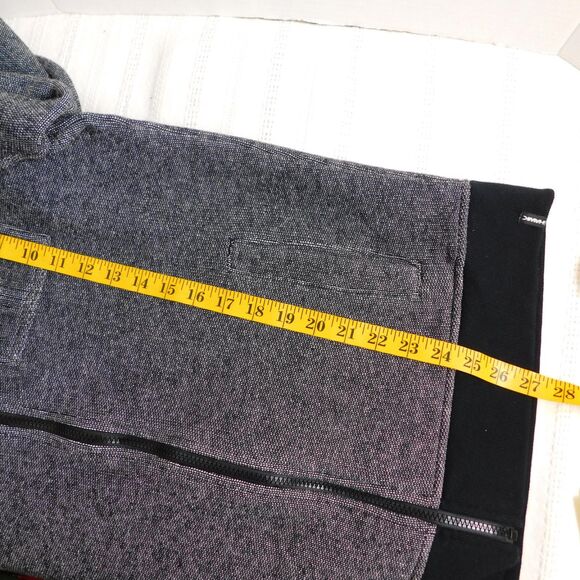 Tony Hawk Men's XL Full-Zip Fleece Hoodie Jacket Charcoal Black EUC - Picture 11 of 12